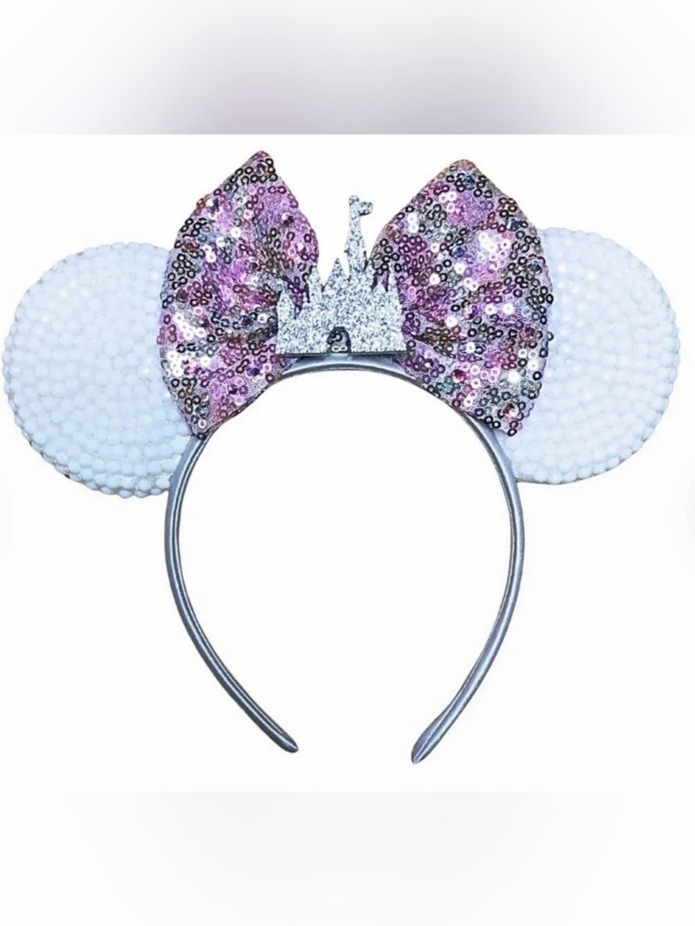 Disney Sequin Bow Mouse Ears Headband